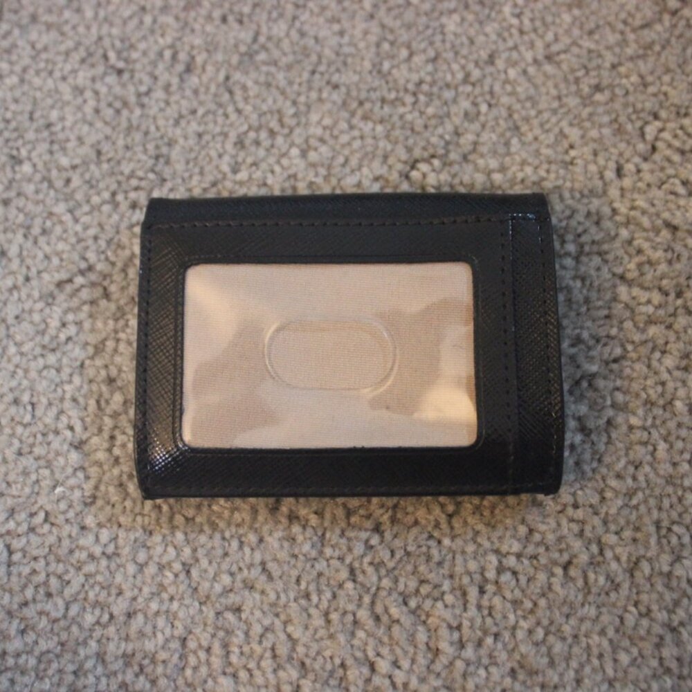Black Leather Wallet - Picture 2 of 3